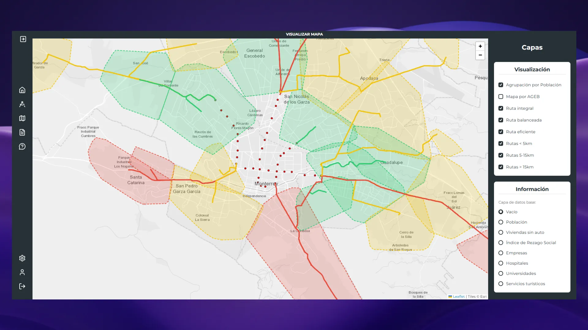 Vista previa de la interfaz de Mycelium